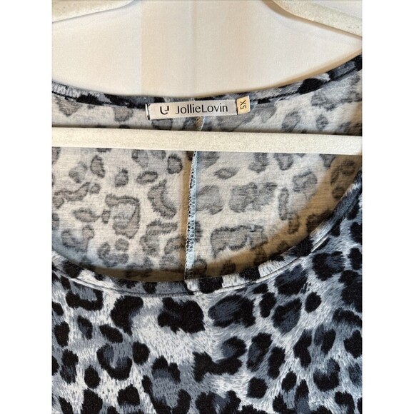 Jollie Lovin Animal Print Short Sleeve T Shirt Size 5X Preowned - Picture 5 of 10